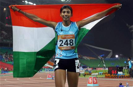 Ashwini Akkunji Runs Towards End Of Tunnel