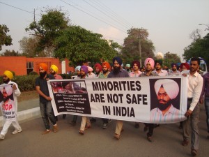 Pbi University Pupils Protested Against Suspected Execution Of Bhullar