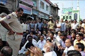 shopkeepers protest